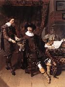Thomas De Keyser Constantijn Huygens and his Clerk Germany oil painting artist